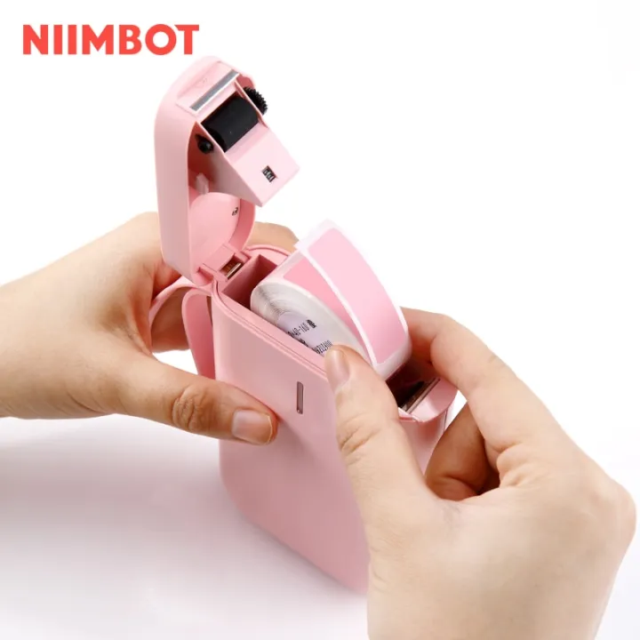 d11-niimbot-1ม้วนแบบพกพาขนาดเล็กฟรีเครื่องพิมพ์ฉลากเครื่องพิมพ์บาร์โค้ดกระเป๋าสติกเกอร์เครื่องพิมพ์ฉลากแบบใช้ความร้อนบลูทูธ-hangul