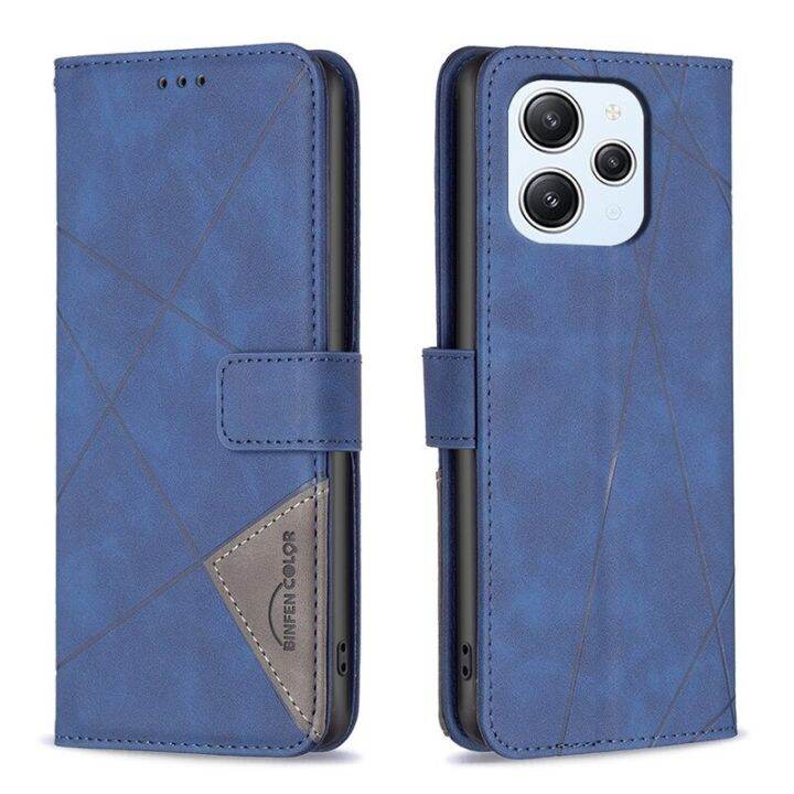 เคสแบบกระเป๋าสตางค์เคสแบบฝาพับสำหรับ-xiaomi-redmi-12สำหรับ-xiaomi-redmi-12-redmi12-6-79-2023กระเป๋าป้องกันโทรศัพท์หนัง