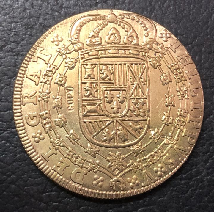 1712สเปน8-escudos-gold-felipe-seville-v-แบบ1st