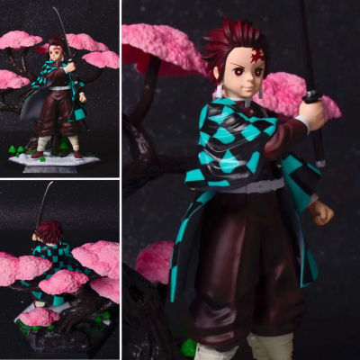 Figure ฟิกเกอร์ จาก Kimetsu no Yaiba Demon Slayer ดาบพิฆาตอสูร Kamado Tanjirou คามาโดะ ทันจิโร่ ชุดกิโมโน Ver Anime อนิเมะ การ์ตูน มังงะ คอลเลกชัน ของขวัญ Gift จากการ์ตูนดังญี่ปุ่น New Collection ตุ๊กตา manga Model โมเดล