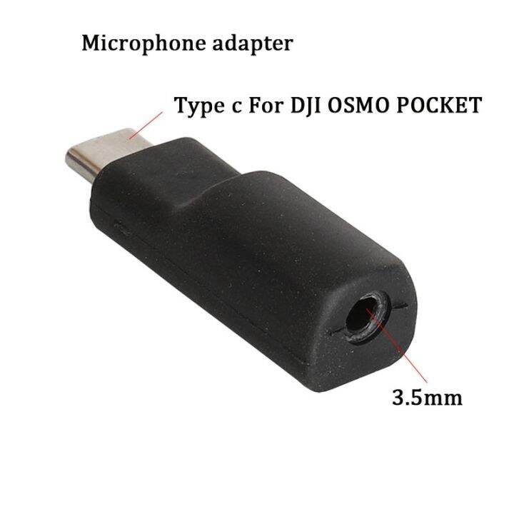 usb-c-ถึง3-5มม-อะแดปเตอร์เสียงไมโครโฟนไมค์อุปกรณ์เสริมใช้ได้กับ-dji-osmo-pocket-dji-osmo-action