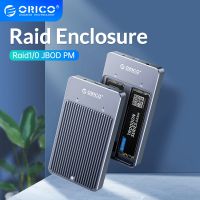 ORICO LSDT RAID Dual Bay M2 SSD Case Support M.2 NGFF SATA SSD Disk For B Key B+M Key SSD Support PM/RAID 0/RAID 1/JBOD Mode