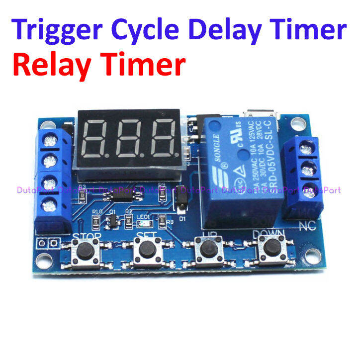 Relay Module Switch Trigger Time Delay Circuit Timer Cycle Adjustable