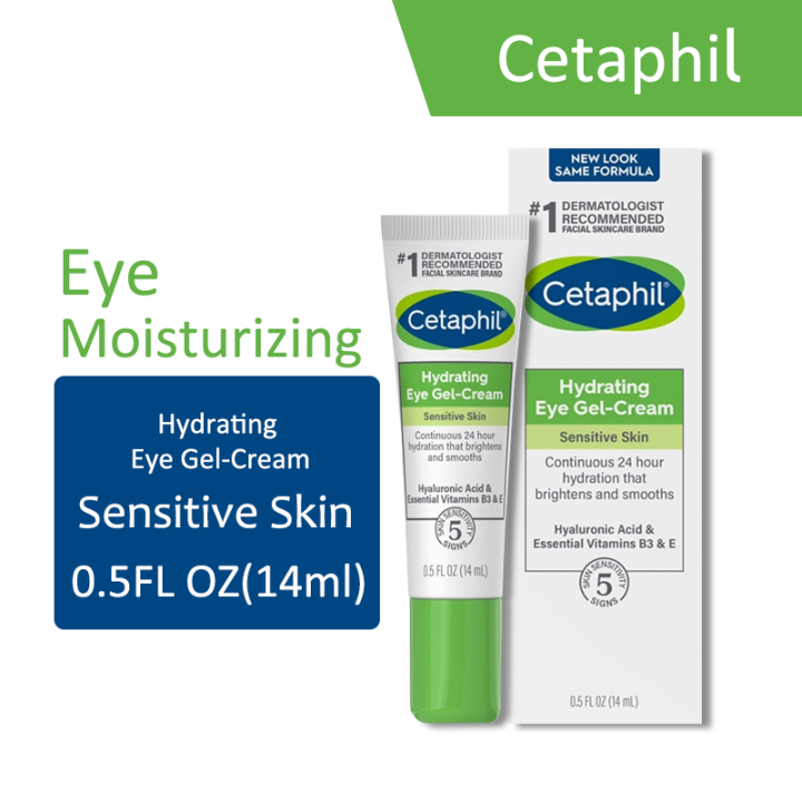 Cetaphil Hydrating Eye Gel-Cream For Sensitive Skin with Hyaluronic ...