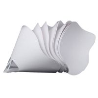 50100pcs Funnel Paper 3D Printer Accessories White Thicken Filter Photocuring Consumable Resin Disposable