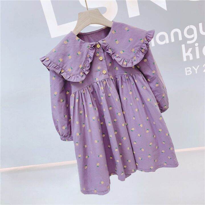 lolita-dresses-of-the-girls-spring-2023-new-floral-skirt-falbala-collar-long-sleeve-female-baby-princess-dress