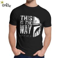 2023 New The Mandalorian Star Wars This Is My Way T-shirt fashion mens short sleeve cool t shirt Valentines Day gift