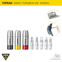 เครื่องมือนาโนท๊อกซ์ 4/5/6Nm TOPEAK NANO TORQBOX DX TOOL