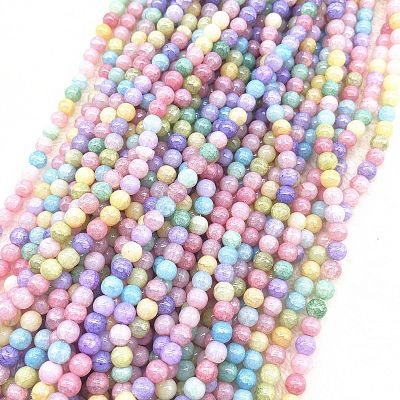 30pcs/lot 8mm Imitation Natural Stone Round Glass Beads Loose Spacer Beads for Jewelry Making DIY Handmade Bracelet Earring DIY accessories and others