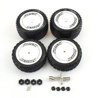 Wheel Tire Tyre with Hex Nut for Wltoys 104001 104002 1/10 RC Car Upgrades Parts Spare Accessories