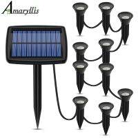 ∋♛ Solar In-Ground Lights 10in1 Solar Garden Light Outdoor Waterproof Landscape Lighting for Yard Walkway Patio Driveway Decoration