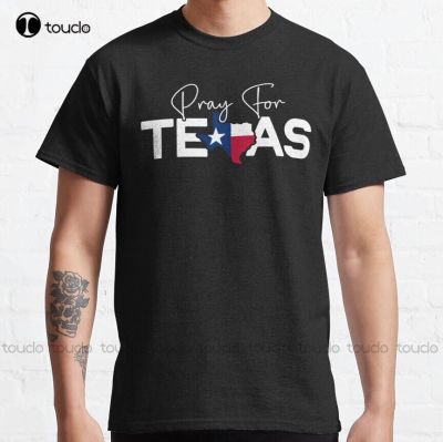 Pray For Texas Texas Strong Gun Control Now Classic T-Shirt Pink&nbsp;Shirt Custom Aldult Teen Unisex Digital Printing Tee Shirts Tee