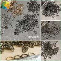 VARIOUS BEAUTY NAILS 10/20pcs 7mm Mini Ultra-small 4 สี ปุ่มเข็มขัด อุปกรณ์เสริมกระเป๋าตุ๊กตา D-หัวเข็มขัด หัวเข็มขัดตุ๊กตา DIY