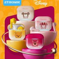 ~ ETRONIK ใหม่ Disney DN01 บลูทูธ 5.3 หูฟังแฟชั่นการ์ตูน Mickey Kids หูฟังไร้สาย HD สเตอริโอคุณภาพเสียงพร้อมไมโครโฟนตัดเสียงรบกวนอายุการใช้งานแบตเตอรี่ยาวนานเด็กของขวัญวันเกิด