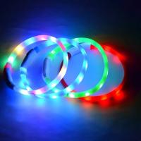 ₪ panDaDa Led Dog Collar Usb Pet Dog Luminous Collar Night Collar for Dogs Rechargeable Safety Flashing Glow Glowing