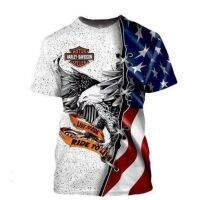 T SHIRT -  Harley-Davidson มีชีวิต ไปยัง Ride ทรีดี T-shirt