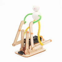 DIY Electric Running Robot Kids Science Discovery Toys STEM Education Physics Experiment Kit School handwork Project Art Craft