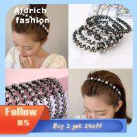 ALDRICH FASHION การออกแบบเป็นคลื่น ที่คาดผมหน้าม้าแบบติดแน่น เครื่องมือจัดแต่งทรงผม ไข่มุกพลอยเทียม กิ๊ปติดผม แฟชั่นสำหรับผู้หญิง เครื่องมือเสริมความงาม สิ่งประดิษฐ์ผมหัก ผู้หญิงผู้หญิงผู้หญิง