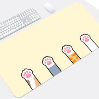 Large Cat Paw Cute Mouse Pad Waterproof Desktop Non-slip Desk Mat Kawaii Gaming Accessories PC Gamer Keyboard Writing Pad Carpet