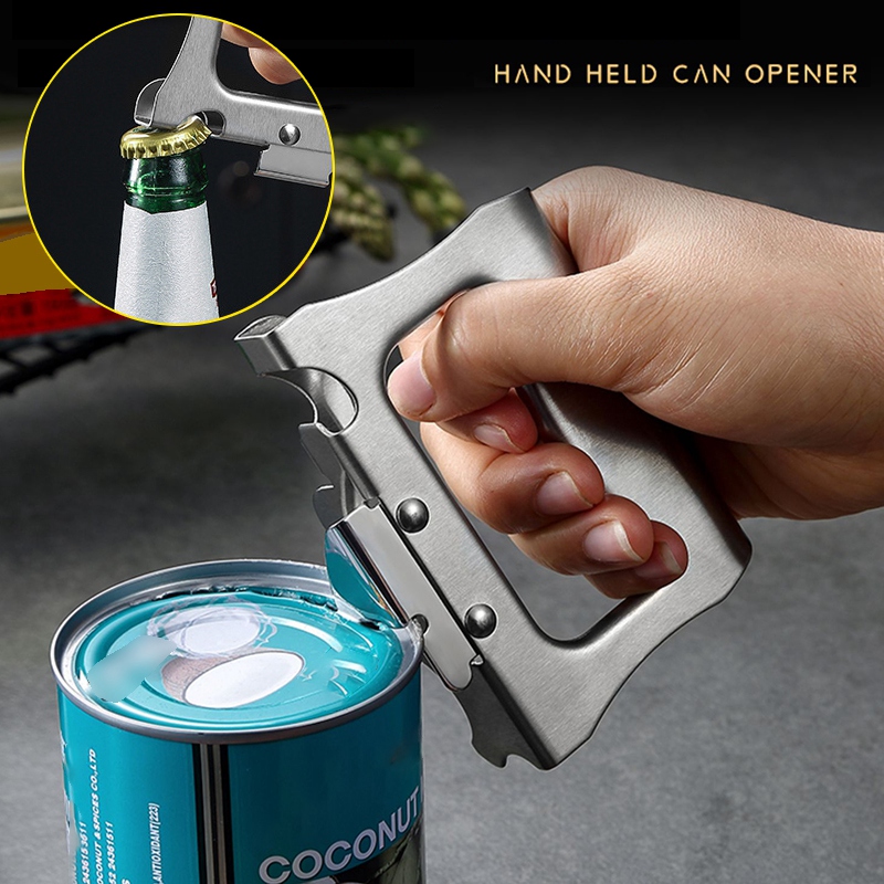 High-Quali Multifunction Stainless Steel Safety Side Cut Manual Can Tin Opener 