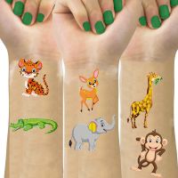 【CC】 Tattoos jungle theme Birthday one first 2nd 3rd 4th 5th 6th 7th 8th 9th 10th decoration gift