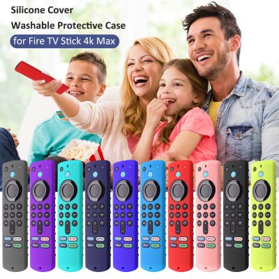 Anti-slip Silicone Case Protective Shell Cover Remote Case Protector Stick 4K Max Remote Controller Accessories