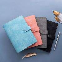 《   CYUCHEN KK 》 A5 Binder Notebook And Journal Spiral Diary Notepad Business Agenda Planner Organzier Soft Leather Note Book Office SketchbooK