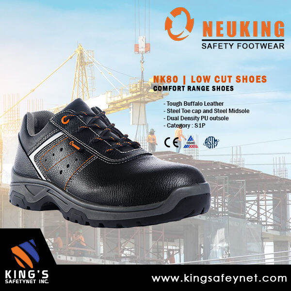 NK80 NEUKING LOW CUT SAFETY SHOES with Steel Toe Cap and Steel
