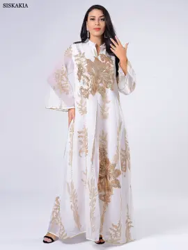 Eid Kaftan Batwing Abaya Dubai Turkey Arabic Muslim Long Dress