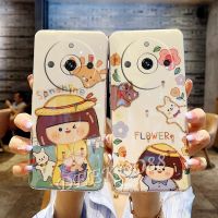 เคสมือถือสำหรับ Realme 11 Pro + Pro Plus 5G C53 NFC 4G Realme11 11Pro เคสใส่โทรศัพท์เงาวับบลิงหรูหราเพชรนุ่ม Realme11Pro ฝาหลังกันกระแทกลายดอกไม้น่ารัก +