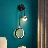 Modern Wall Lamp Nordic Coffee Ho Industrial Guest Bed Room Bedside Aisle Staircase Restaurant Porch Light Simple Lighting