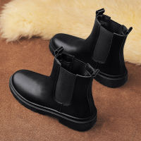 Winter Plus Velvet High-Top Cotton Shoes Martin Boots Tooling Boots Motorcycle Boots Waterproof Mens Shoes Trendy Shoes