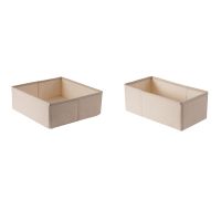 1Set Underwear Storage Box Desktop Organizing Box Panties Socks Bra Drawer Storage Foldable Divider Closet Organizer