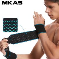 MKAS 1 PCS Wrist Band Support Adjustable Wrist Bandage Brace with Thumb Support Wrist Compression Straps Workouts Weightlifting