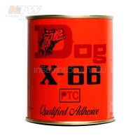 Dog X-66 กาวยางอเนกประสงค์ ตราหมาX-66 ขนาด 600 และ 200 มิลลิลิตร เหมาะสำหรับการติดชิ้นงานทั่วไป สูตรเข้มข้น ใช้งานง่าย