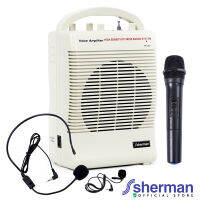 Sherman ลำโพงอเนกประสงค์ พร้อมไมค์ไร้สาย VHF ขนาด 6 นิ้ว รุ่น SB-77B2B