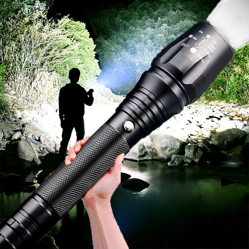 Rechargeable 100000 Lumens XHP70 Most Powerful LED Flashlight 18650 Zoom Torch 