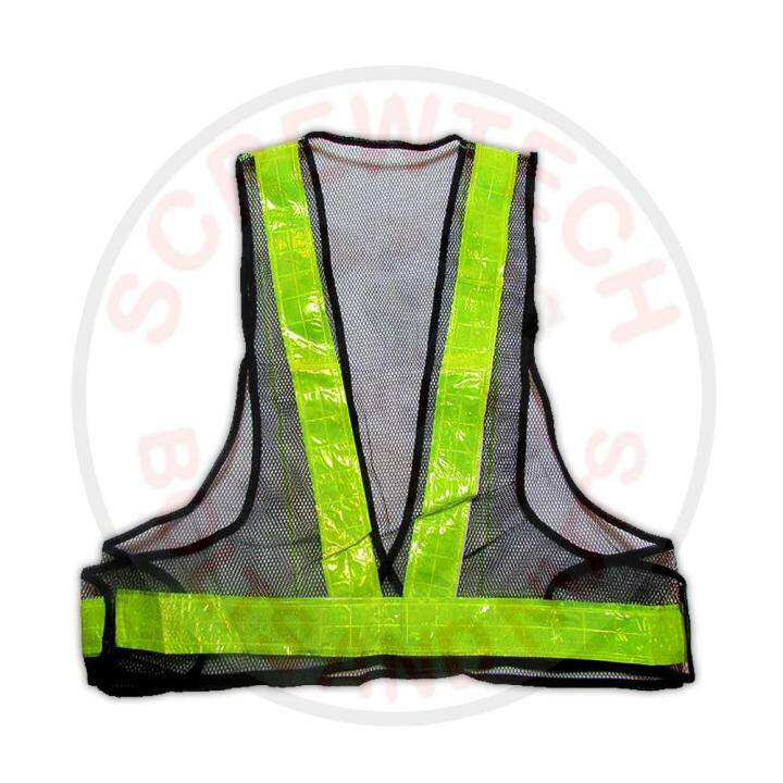SAFETY VEST YELLOW GREEN Reflectorized Lazada PH