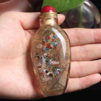 High-end Original The inner painting of the snuff bottle is characterized by hand-made art collection gifts domestic products birthday gifts for foreign friends and customers