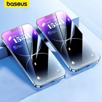 ❏™ Baseus 2Pcs Tempered Glass For iPhone 14 13 Pro Max Protector For iPhone Glass Tempered Film Anti Blue Screen Protector Glass