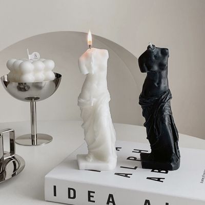 O•urHome [พร้อมส่ง]เทียนหอมแนวตั้ง Portrait scented candle ของขวัญเล็ก ๆ ที่สร้างสรรค์ ของตกแต่งบ้านแฮนด์เมด อุปกรณ์ประกอบฉากภาพ ตกแต่งร้านกาแฟ