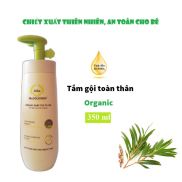 RẺ VÔ ĐỊCH Sữa Tắm gội toàn thân Organic không cay mắt cho Bé 350ml MC