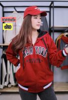 เสื้อคลุมแขนยาวมีฮู้ดNEWYORK