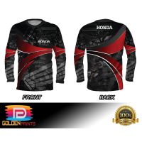 2023 design honda sublimation full longsleeve version 1motorcycle jersey cycling jersey long shirt，Can be customization