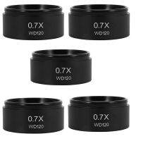 5X WD120 0.7X Trinocular Stereo Microscope Auxiliary Objective Lens Barlow Lens 48mm Thread