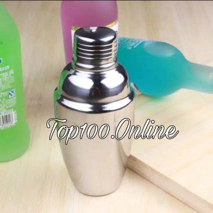 TOP100 Cocktail Shaker 350 Ml Botol Shaker Bartender Shaker Pengocok