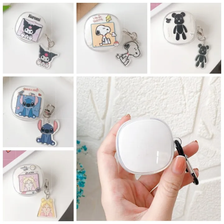 Casetify White Flag Clear Protective case For Baseus Encok TWS WM01 TWS