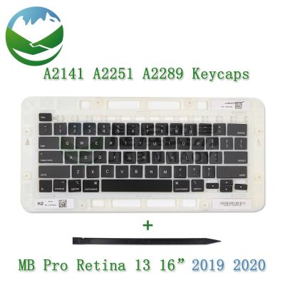 New Laptop A2141 A2289 A2251 Key Keycaps Buttons Cap Keyboards  Repair For Apple Macbook Pro Retina 13 "15" 2019 2020 Year Basic Keyboards