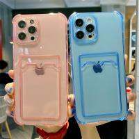 【Great. Cell phone case】กรณีโทรศัพท์กระเป๋าสตางค์ใสสำหรับ iPhone 14 13 12 11 Pro Max 7 8บวก X XR XS มินิ SE2022กันกระแทกช่องเสียบการ์ดผู้ถือปกหลัง