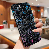 ฟิล์มรวมทุกอย่างสำหรับ Apple iPhone 13 Pro เคสโทรศัพท์มือถือภาพวาดการ์ตูนย้อนยุคการออกแบบโทเท็มเปลือกแข็งเคสป้องกันทนแรงกระแทกกล้องคลุมทั้งหมด